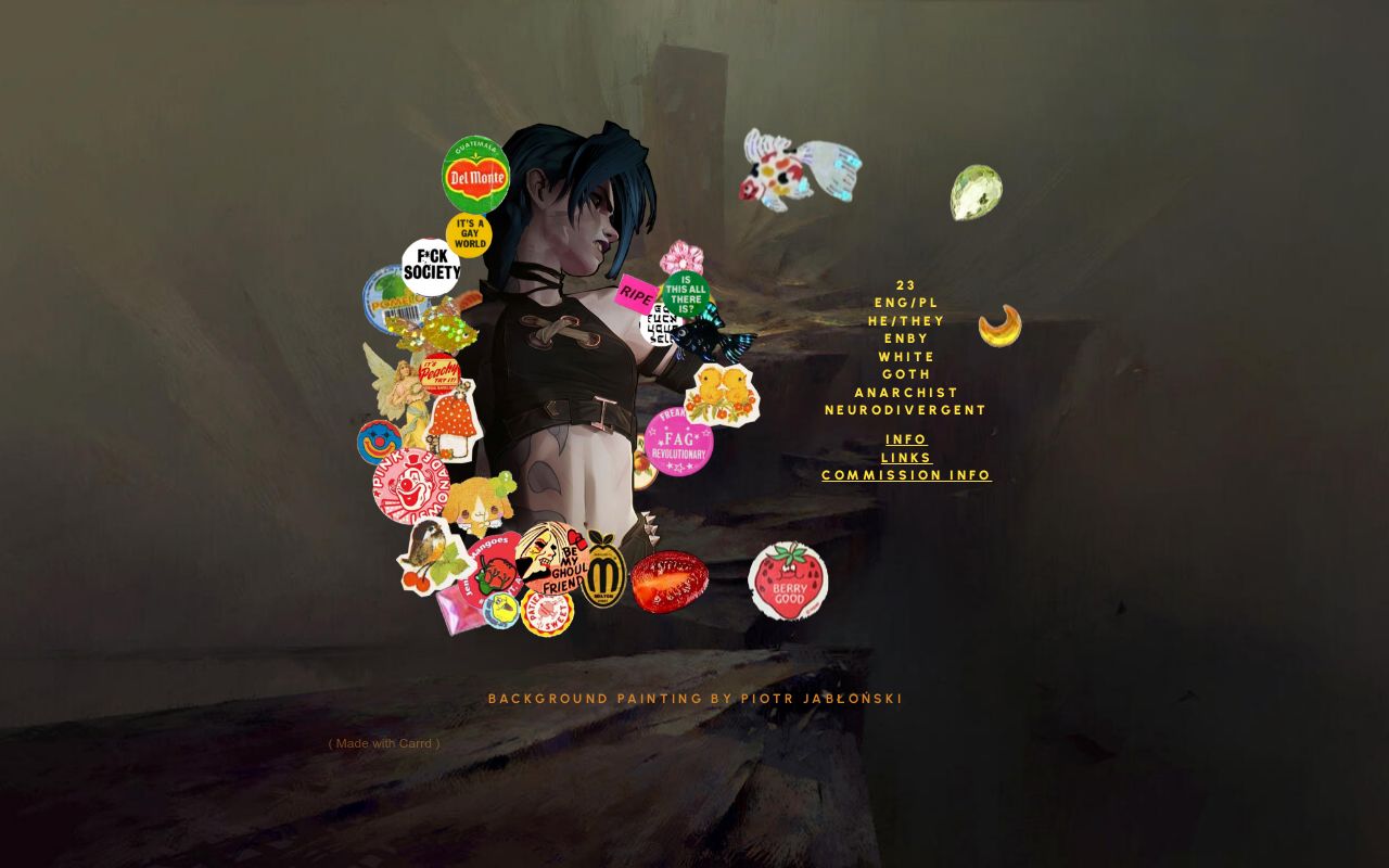 Carrd profile picture for @crunched